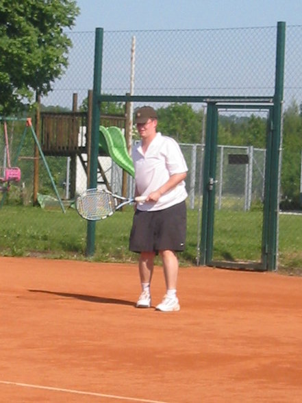 Beim Tennis - 