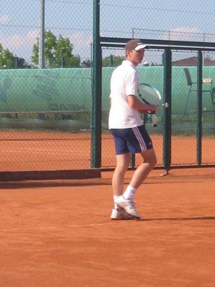 Beim Tennis - 