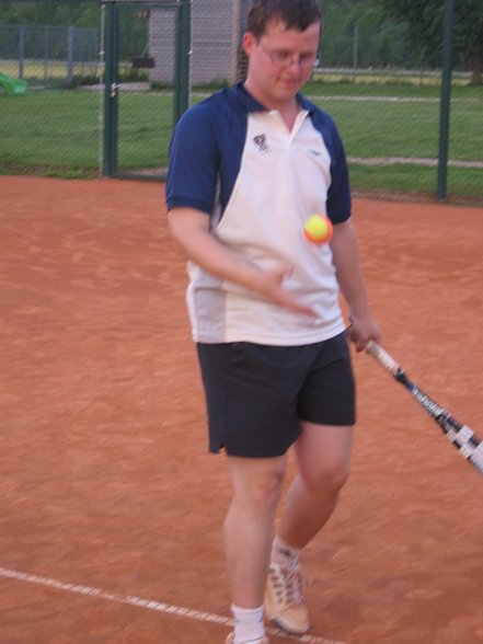 Beim Tennis - 