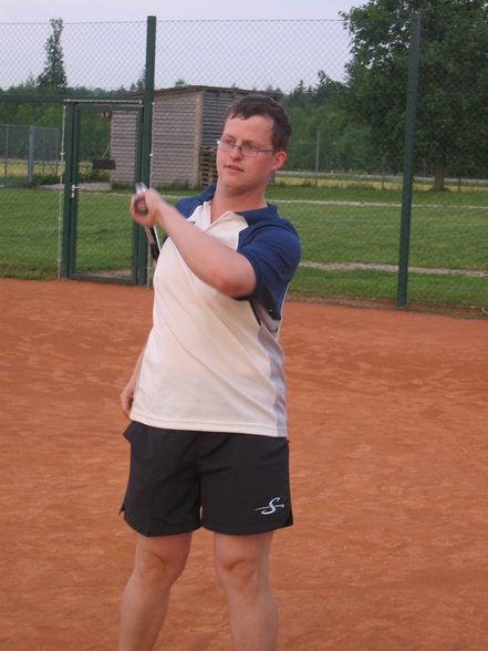 Beim Tennis - 