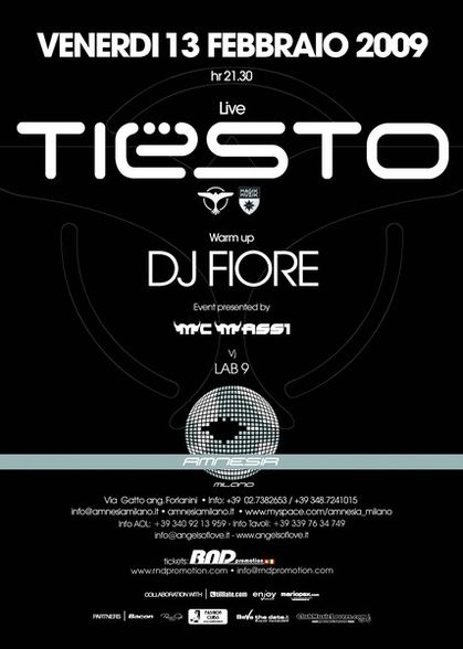 Tiesto Flyers 2009 - 