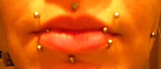 meine Piercings/Peckaln - 