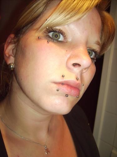 meine Piercings/Peckaln - 