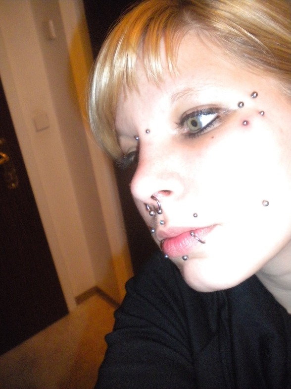 meine Piercings/Peckaln - 