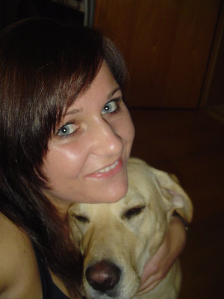 that`s me :) and my sweet dog - 