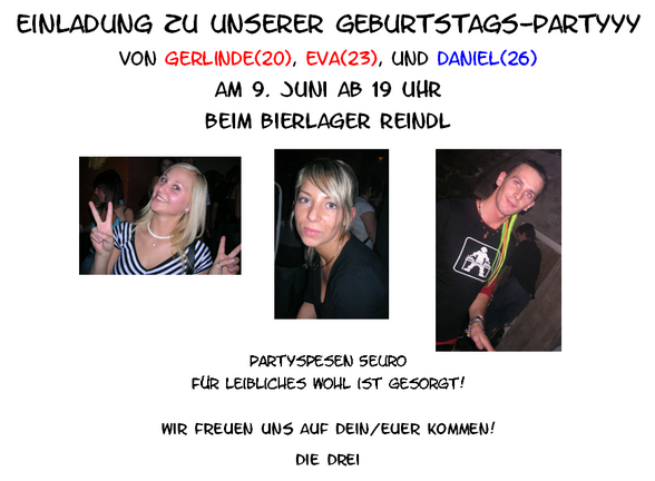 .....BÖRSDEYPARTY, am 9.06. ..... - 