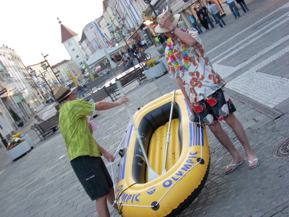 Wildwasserschlauchbootfahren - 