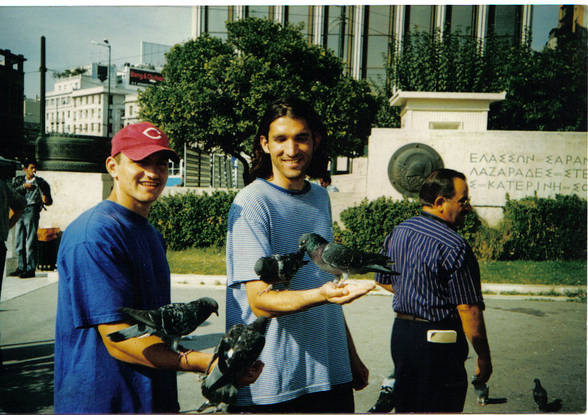 back years with my family athens-greece - 