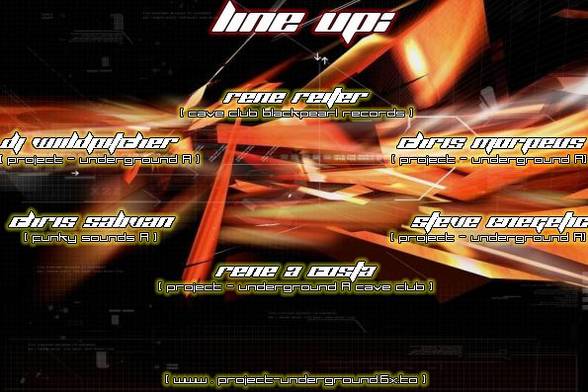 FLYERS VON PROJECT-UNDERGROUND EVENTS - 