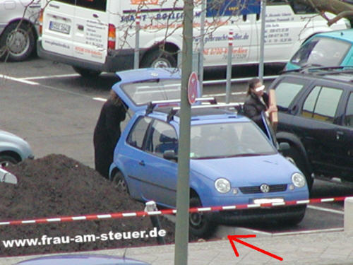 Frau am Steuer - 