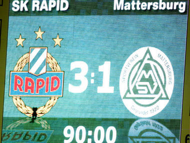 Rapid - Mattersburg 3:1 - 