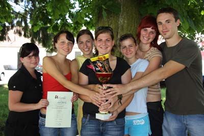 Fußballturnier in der Schule - 