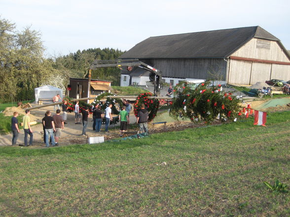 Maibaumsetzen Bauhütte 2010 - 