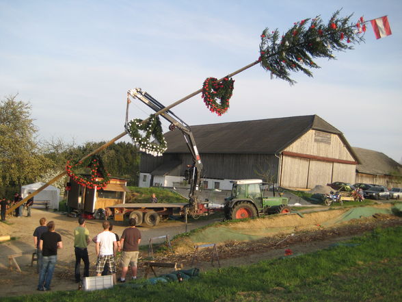 Maibaumsetzen Bauhütte 2010 - 