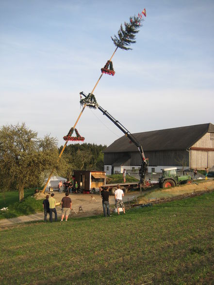 Maibaumsetzen Bauhütte 2010 - 