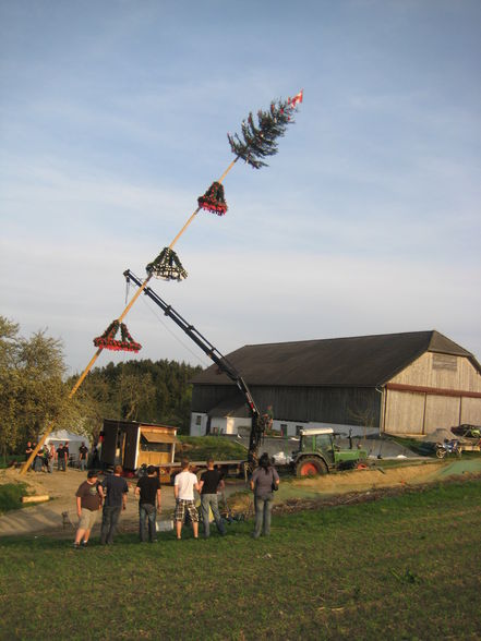 Maibaumsetzen Bauhütte 2010 - 