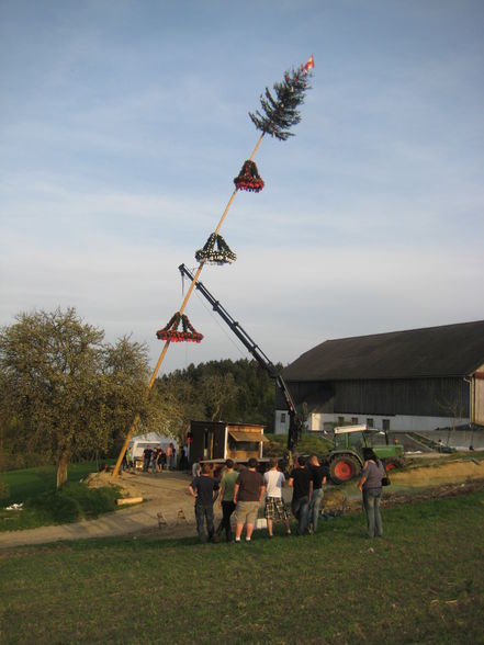 Maibaumsetzen Bauhütte 2010 - 