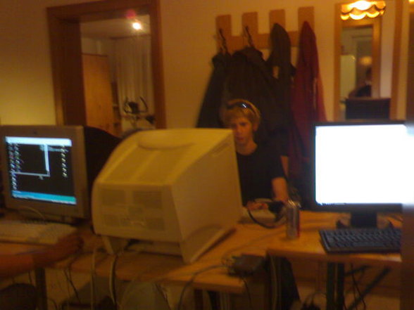 LAN-party beim david - 