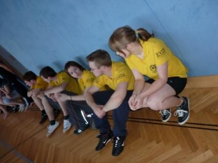 volleyballspielen in haag - 