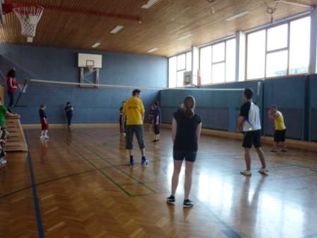 volleyballspielen in haag - 