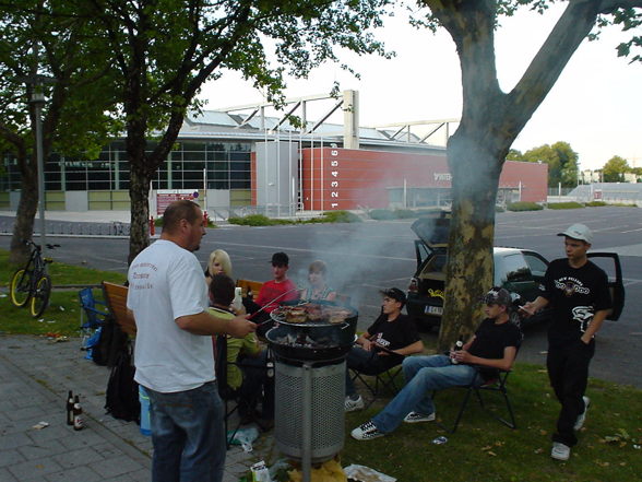 Grillen im Stadion - 