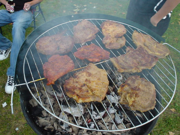 Grillen im Stadion - 