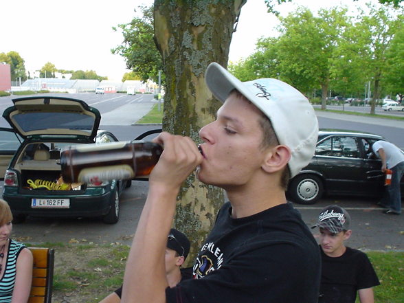 Grillen im Stadion - 