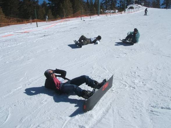 Snowboarden in Southern California - 