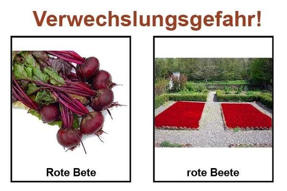 Verwechlungsgefahr - 