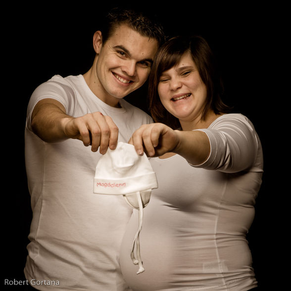 Fotoshooting mit Babybauch - 