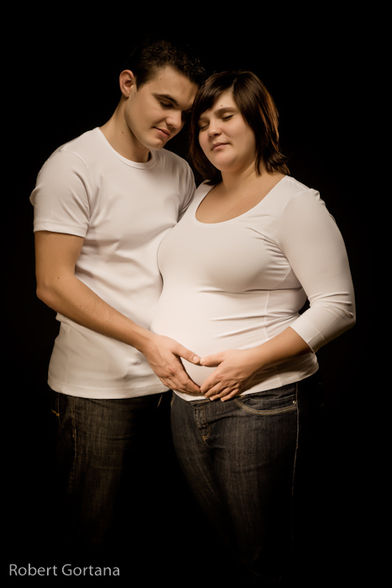 Fotoshooting mit Babybauch - 