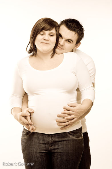 Fotoshooting mit Babybauch - 