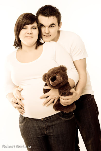 Fotoshooting mit Babybauch - 