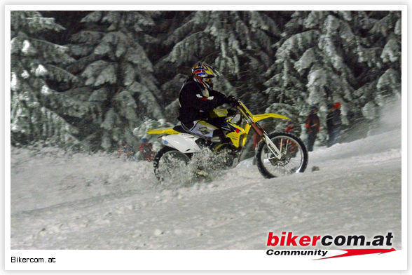 snow speeddhill race eberschwang  - 