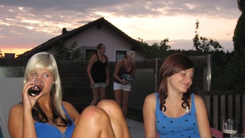 Poolparty bei Sara !;) - 