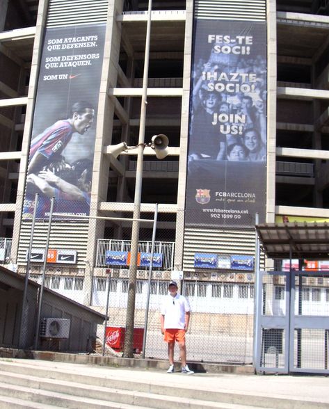 Me at Noucamp estadio Barcelona - 