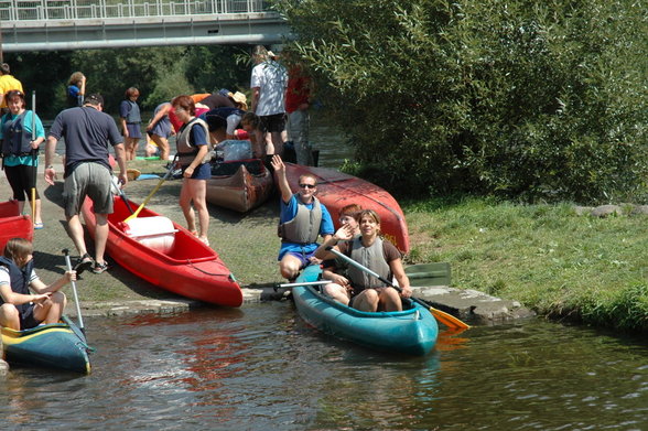 Kanufahren auf der Moldau 2007 - 