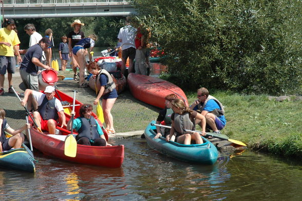 Kanufahren auf der Moldau 2007 - 