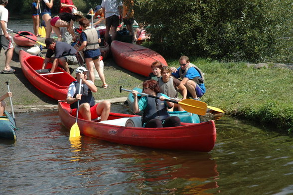 Kanufahren auf der Moldau 2007 - 