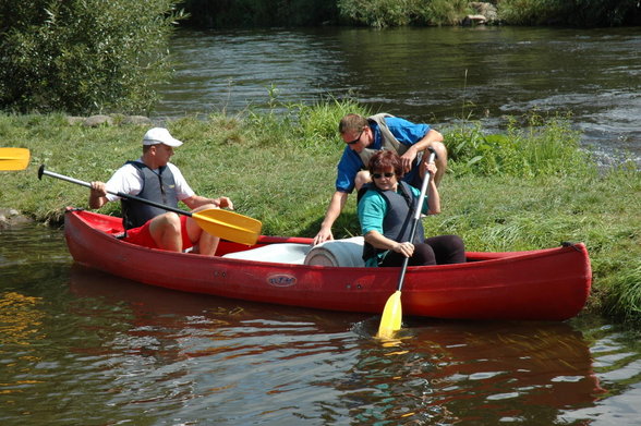 Kanufahren auf der Moldau 2007 - 