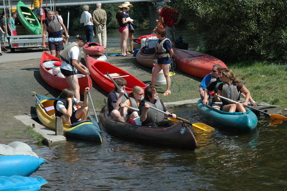 Kanufahren auf der Moldau 2007 - 