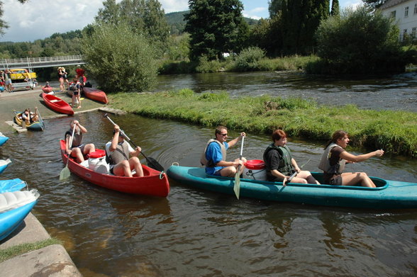 Kanufahren auf der Moldau 2007 - 