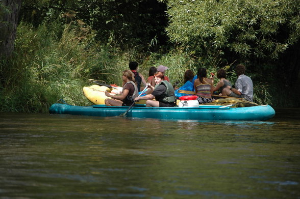 Kanufahren auf der Moldau 2007 - 