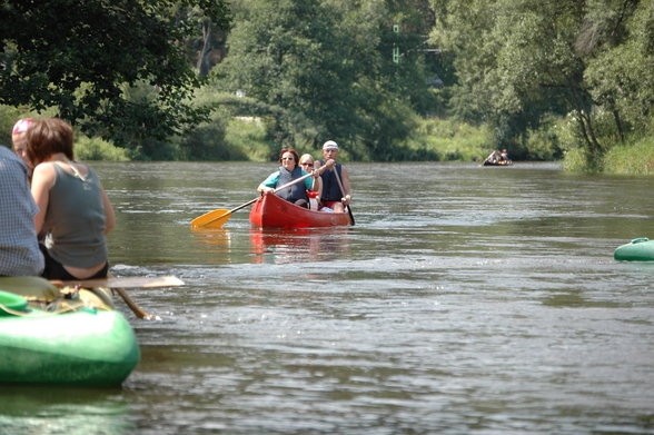 Kanufahren auf der Moldau 2007 - 