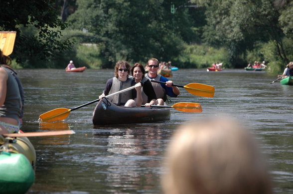 Kanufahren auf der Moldau 2007 - 