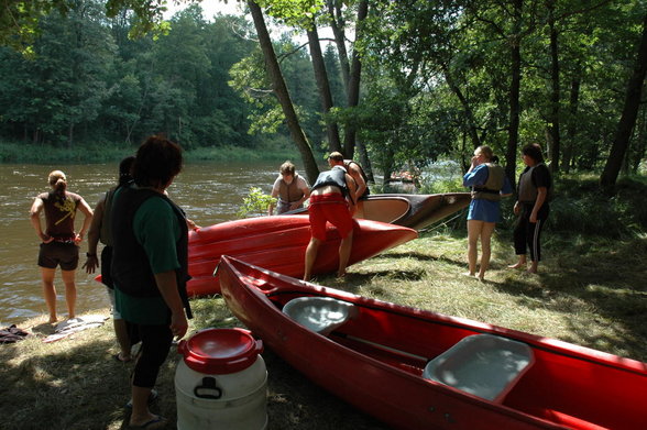 Kanufahren auf der Moldau 2007 - 