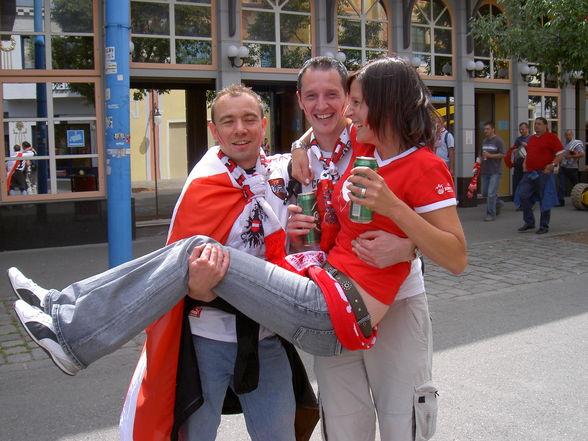 Fussball Euro 2008 Österreich - Polen  - 