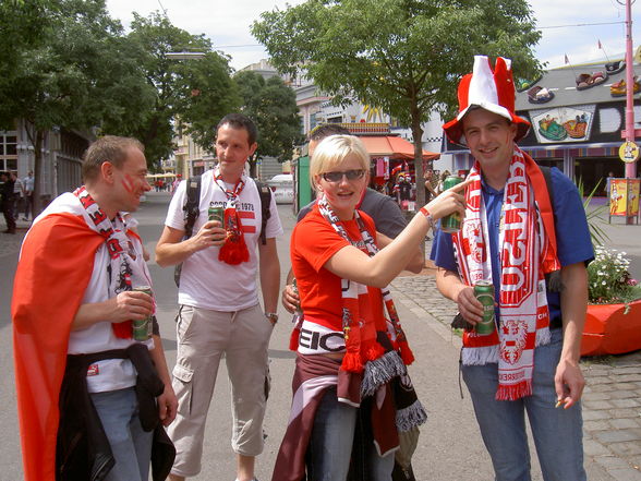 Fussball Euro 2008 Österreich - Polen  - 