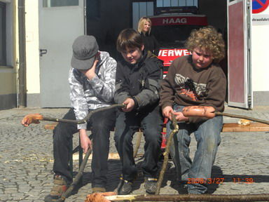 schnuppern bei der feuerwehr - 