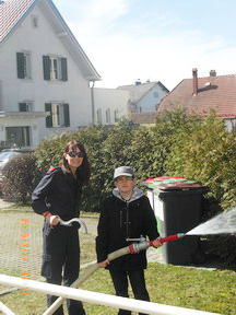 schnuppern bei der feuerwehr - 